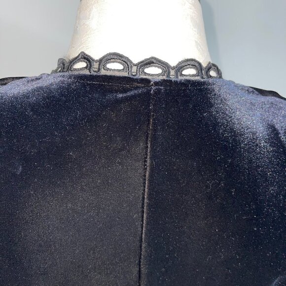 Sagaie Paris Womens Maxi Dress Jacket Set Black Size Small Polyester Spandex - Picture 14 of 16